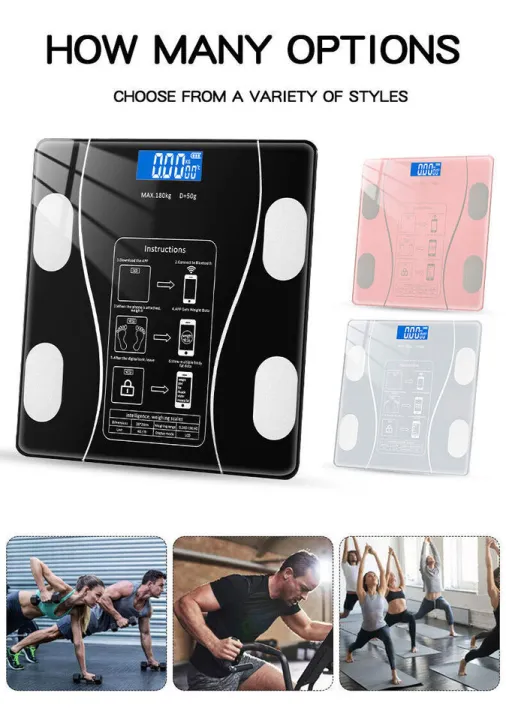 Bluetooth%20Weighing%20Scale%20Human%20Body%20Weight%20Machine%20Digital%20(Tempered)%20with%20Battery%20&%20Temperature%20Indicator%20-%20Image%204