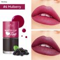 Wenefang Fruit Juice Lip Tint Non-stick Cup Liquid Lipstick and Blush 2 In1 Profesional Long Lasting Waterproof Water Lip Stain Lips cheek Makeup 8ml. 