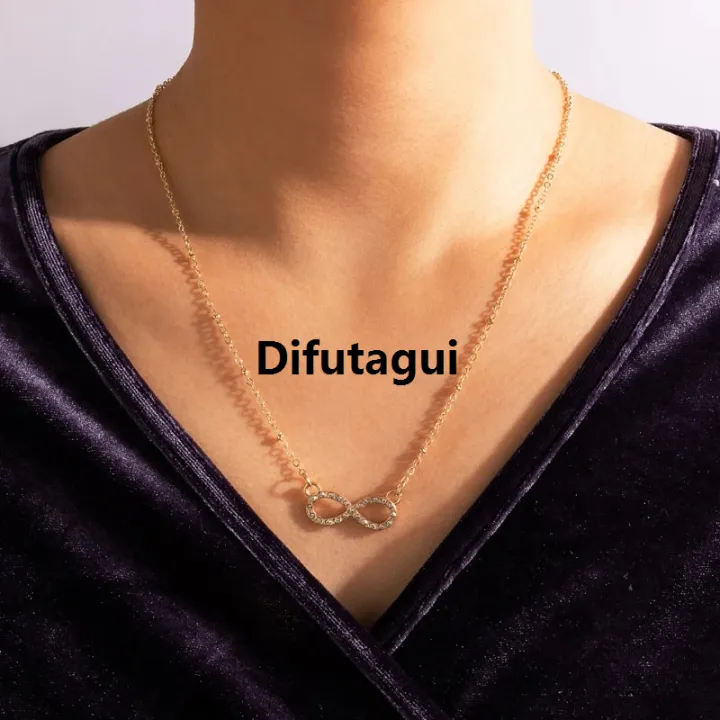 Difutagui%20New%20specials%20HuaTang%20Fashion%20Rhinestone%20Infinity%20Love%20Pendant%20Necklace%20Portable%20for%20Women%20Silver%20Color%20Chains%20Lady%20Party%20Collares%20Jewelry%20on%20the%20Neck%20-%20Image%204