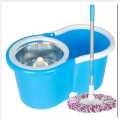 Easy Magic 360° Spin Mop with Bucket Dual Mop Heads (Plastic). 