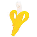 Baby Banana Teether, Baby Banana Infants Training Toothbrush, Banana Teether Toy Baby Bite Shape Banana Brush Toothbrush. 