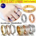 Elegant Thermogenic Moissanite Ring Unique Scratch resistant Durable Vikanda Stainless Steel Ring Shiny Hypoallergenic for Engagement Wedding. 