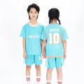 2425 Children's Football Jersey Short Sleeve Printed Number Riyadh Real Madrid 7 Miami Barcelona No. 19 Ronaldo Jersey. 