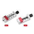 Mini Drill Press Vise 2.56-Inch Jaw Width Flat Clamp Bench Vise for Carving Engraving Machine Bench Drill Watch Repairing. 