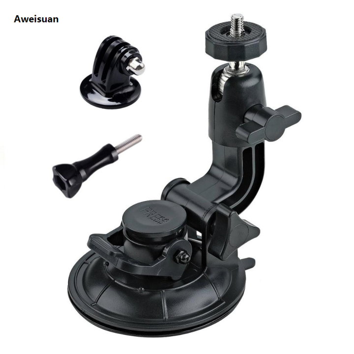 Aweisuan 9CM Car Suction Cup Universal Phone Holder Adjustable 1/4 Adapter 2025 For GoPro 13 12 11 10 9 Insta360 Osmo Action 5 4 3 Smart phone