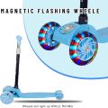 HT-Beauenty Folding 3 Wheel Scooter For Kids Toddler Scooter With LED Light Up Wheels Adjustable Height & Best Gifts For Kids. 