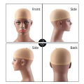 High quality wig cap lined with mesh black ladies real hair lace forehead wig Moyao. 