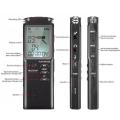 8GB Digital Voice Recorder USB Rechargeable Dictaphone LCD Recorder with Speaker Multifunctional Digital Audio and MP3 Music Player. 
