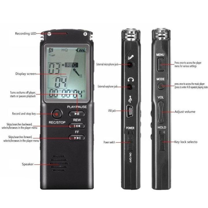 8GB%20Digital%20Voice%20Recorder%20USB%20Rechargeable%20Dictaphone%20LCD%20Recorder%20with%20Speaker%20Multifunctional%20Digital%20Audio%20and%20MP3%20Music%20Player%20-%20Image%205