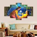5 Piece Radha Krishna Canvas Art Wooden Frame Home Decor By Om Canvas. 