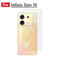 BLKNAIM (3IN1) For infinix zero 30 4G/infinix zero 30 5G Full screen tempered film tempered glass film for infinix zero 30 4G + carbon fiber back film + lens film. 