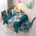 Pack Of 4 Seater Waterproof Table Cloth Dining Chair Covers Decoration Cover Table Cloth Home Party Decor. 