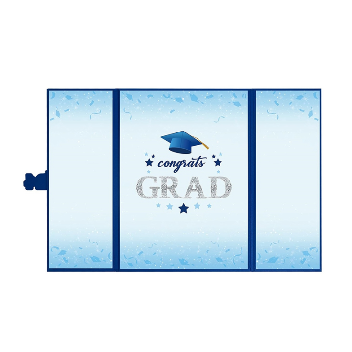 2024 Graduation Guest Book Alternative, Class of 2024 Graduation Party Decorations, Graduation Easy to Use Blue
