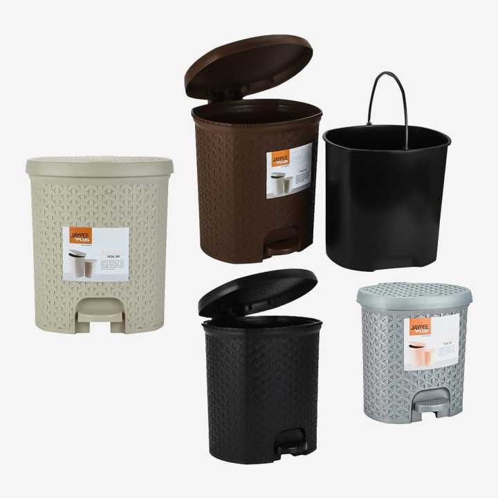 Jaypee Plus Dustbin/Garbage Bin, Dispose All Pedal Bin Big 10Lt.