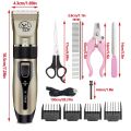 Professional Ceramic Blade Electric Dog Hair Clipper Electric Cordless Grooming Trimmer Kit Rechargeable Clippers Hair Shaver Cat/Dog/Rabbit. 