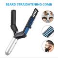 Electric Hair Beard Comb Quick Straightener Multifunctional Styling For Men Diy Flexible Modeling,Magic Massage Comb. 