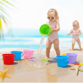 6 Pcs Festival Supplies Water-Splashing Festival Toy Water-Splashing Festival Buckets Large Capacity with Handle Sand Pails Portable Design 6Pcs Set Plastic Buckets Outdoor Summer. 