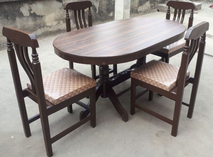 Dining Set 4 Chair __  ( 3*5 Ft )