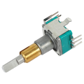 EC11EBB24C03 Dual Axis Encoder 30 Positioning Number 15 Pulse Point Handle 25mm with Switch Metal Dual Axis Encoder 3PCS. 