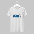 Best Dad Ever Printed White Cotton T-Shirt – Father’s Day Gift. 
