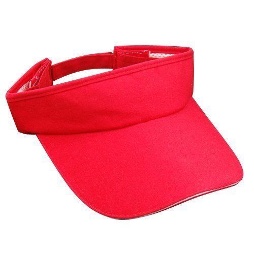 Unisex Plain Cotton Half Sun-Visor Cap/Hat