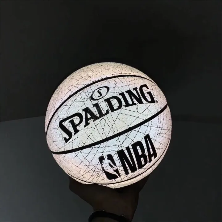 Nba%20Basketball%20Spalding%20Reflective%20Grey%20Limited%20Edition%20-%20Image%203