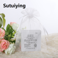 Sutuiying transparent bag 10/50pcs tulle packaging transparent Organza Drawstring Bag Jewelry Mesh Gift Pouches Container Drawstring Bags Gauze Bag 50%. 