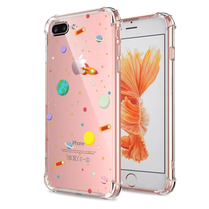 Shockproof%20Clear%20Phone%20Case%20For%20Apple%20iPhone%207/8%20Plus,%20Transparent%20Protection%20Back%20Cover%20-%20Image%202