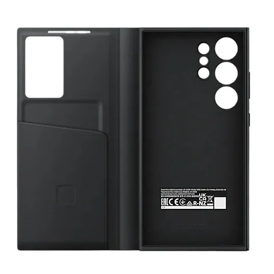 Card%20Samsung%20Galaxy%20S24%20Ultra%20Smart%20View%20Wallet%20Phone%20Case%20Protective%20Cover%20With%20%20Holder%20Slot%20And%20Finger%20Tap%20Clear%20Window%20-%20Image%202