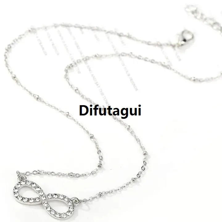 Difutagui%20New%20specials%20HuaTang%20Fashion%20Rhinestone%20Infinity%20Love%20Pendant%20Necklace%20Portable%20for%20Women%20Silver%20Color%20Chains%20Lady%20Party%20Collares%20Jewelry%20on%20the%20Neck%20-%20Image%202