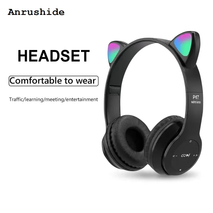 Anrushide%20Cute%20Cat%20Ear%20Headphones%20with%20RGB%20LED%20Light%20Wireless%20Headset%20Kids%20Luxury%20Girls%20Stereo%20Phone%20Music%20Bluetooth%20Headset%20PC%20Gamer%20Gift%20-%20Image%205