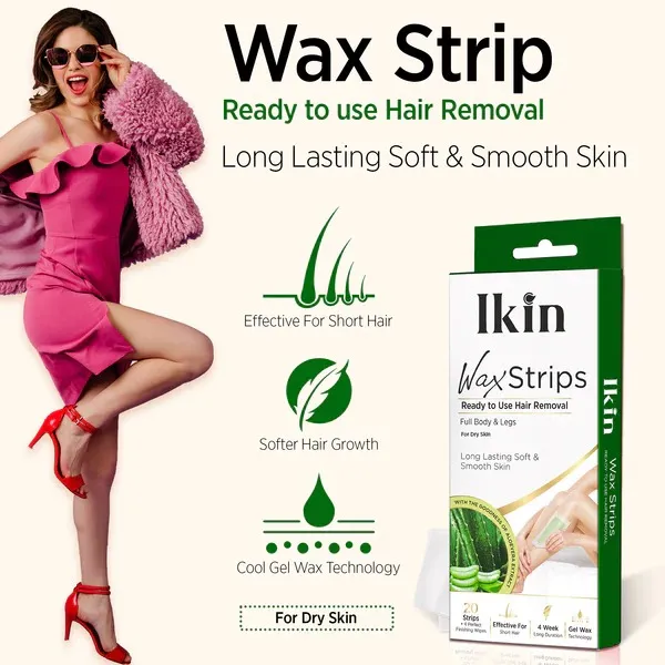 Astaberry Wax Strip With Aloevera For Dry Skin- 20 Strips
