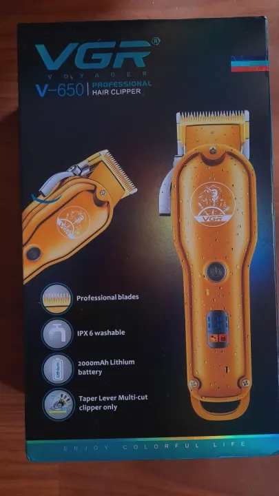 VGR%20V-650%20Electric%20Hair%20Clipper%20,%20Hair%20Trimmer%20-%20Professional%20Rechargeable%20Trimmer%20for%20Men%20with%20LCD%20Display%20-%20Image%205