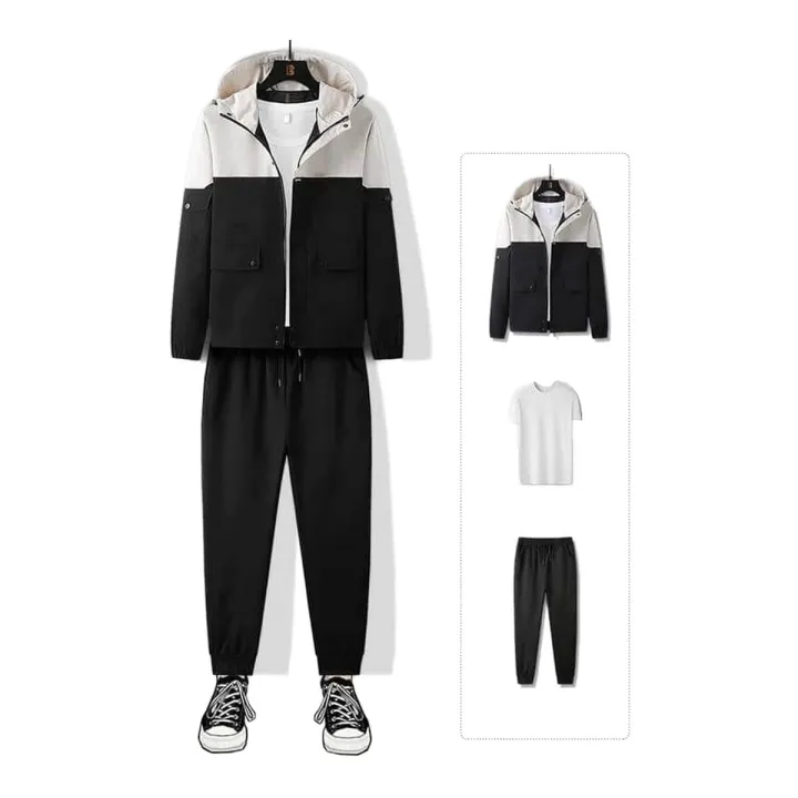 Men%20Summer%20Set%20Of%203%20Piece%20(%20Windcheater%20+Half%20T-shirt%20+%20Trouser%20)%20-%20Fashion%20%7C%20Summer%20Clothing%20Set%20For%20Men%20%7C%20Men's%20Wear%20%7C%20-%20Image%202