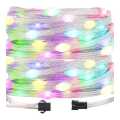 WS2812B RGB Ic Individually Addressable Chasing Color Smart Fairy String Light PVC Wire 32.8FT 100LEDs without Controller. 