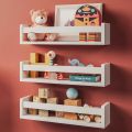 Kamakhya Shopping Set of 1 Pcs Only White Floating Shelves for Wall, Kids Bookshelf for Bedroom, Book Shelf for Kids Rooms, Nursery Book Shelves. 