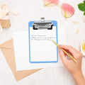 4inch X 6inch Mini Clipboard 4Pcs Small Clipboards Clip Board Notepads Clipboard Memo Size Pocket Plastic Clipboard. 