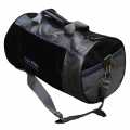 Black/Grey Solid Gym Bag Crossbody Bag For Men. 