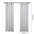 Colorful lifeHome Raine Light Filtering Bedroom Window Curtain Panel Solid Color Screen. 