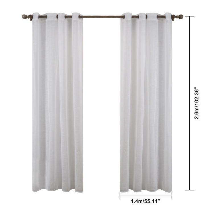 Colorful%20lifeHome%20Raine%20Light%20Filtering%20Bedroom%20Window%20Curtain%20Panel%20Solid%20Color%20Screen%20-%20Image%209