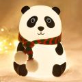 Cute Panda Night Light /silicon lamp panda /panda lamp/ 7-Color Changing. 