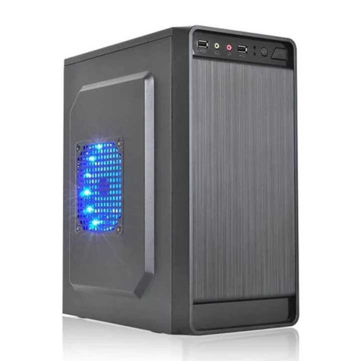 Dmc Computer With 450W Smps Case Desktop Tower Gamer Gaming Diy Mini Dustproof Table Pc Case Spcc Usb2.0 Business Office Home