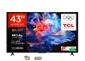 TCL 108 cm (43 inches) Metallic Bezel Less Series 4K Ultra HD Smart LED Google TV 43V6C (Black). 