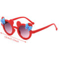 Cartoon Goggles Colorful Summer Sunglasses Childrens Sunglasses Clear Vision Party Kids Glasses Bow Cartoon Fashion Round Frame. 