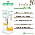 Blue Light Protection Sunscreen. 