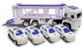 Bizzy Double Decked Transport Truck with 4 Cars. 