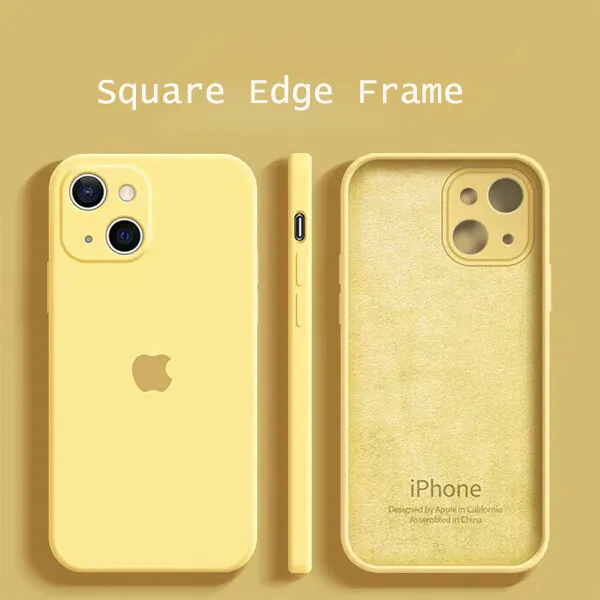 Original Liquid Silicone Phone Case Cover for iPhone 11 14 Pro Max