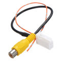 4 Pin Male Connector Radio Back Up Reverse Camera RCA Cable Adapter for Toyota. 