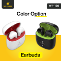 MY Power MT120 Earbuds With  Loud Sound & high Bass| Type-C Charging Port Wireless Earbuds 6 Months Warranty.. 