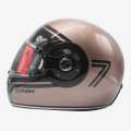 SMK Retro Plain Full Face Helmet. 